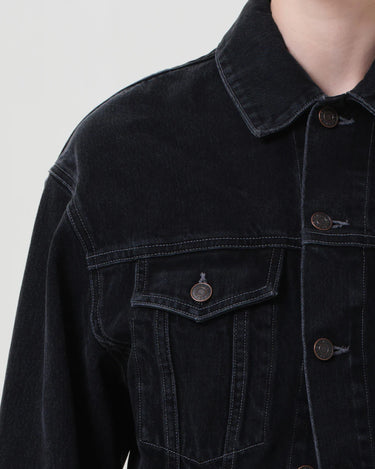 AGOLDE RADLEY NEAT BANDED denim In Forecast - KYOTO - AGOLDE