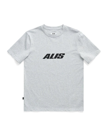 ALIS JERON ESSENTIAL T - SHIRT W/ LOGO Grey Melange - KYOTO - ALIS