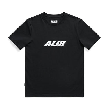 ALIS JERON ESSENTIAL T - SHIRT W/ LOGO Solid Black - KYOTO - ALIS