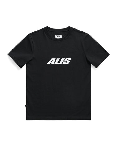 ALIS JERON ESSENTIAL T - SHIRT W/ LOGO Solid Black - KYOTO - ALIS