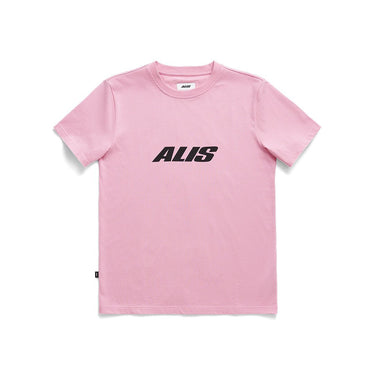 ALIS JERON ESSENTIAL T - SHIRT W/ LOGO Solid Pink - KYOTO - ALIS