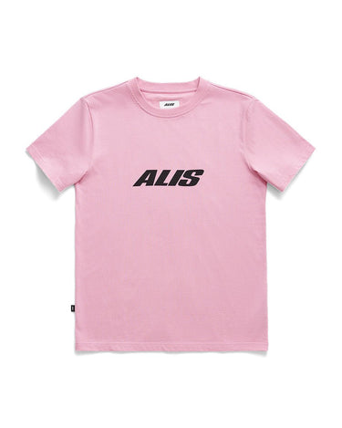 ALIS JERON ESSENTIAL T - SHIRT W/ LOGO Solid Pink - KYOTO - ALIS