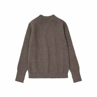 Andersen - Andersen Navy Crewneck Natural Taupe - KYOTO - Andersen - Andersen