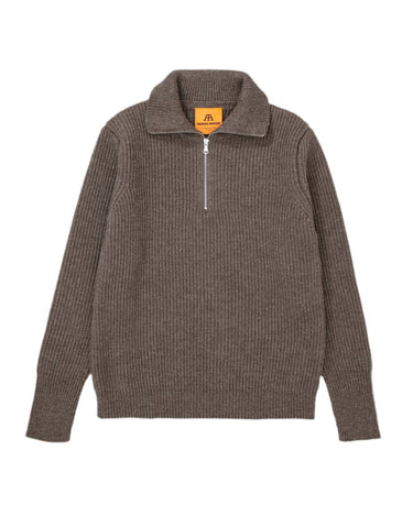 Andersen - Andersen Navy Half - Zip Natural Taupe - KYOTO - Andersen - Andersen