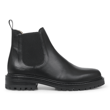 ANGULUS Chelsea boot with elastic black - KYOTO - ANGULUS