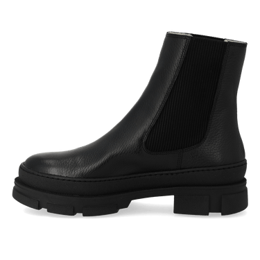 ANGULUS Chelsea boot with wool lining black - KYOTO - ANGULUS