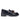 ANGULUS Chunky Penny loafer med frynser og kvastdetalje Black/Light Brown Backside - KYOTO - ANGULUS