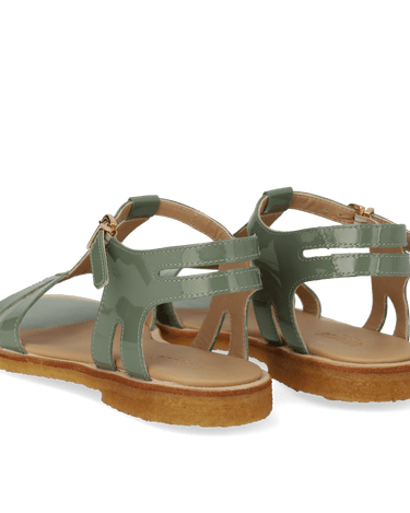 ANGULUS Feminin sandal Sage Green - KYOTO - ANGULUS