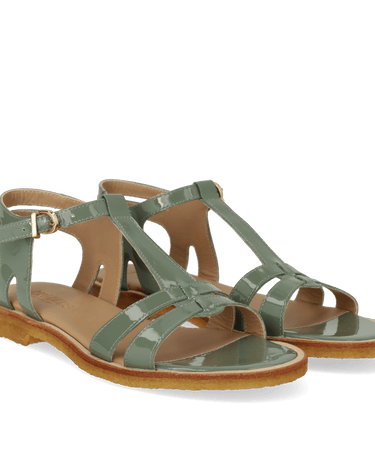 ANGULUS Feminin sandal Sage Green - KYOTO - ANGULUS