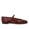 ANGULUS Mary Jane ballerina with a moderate square toe bordeaux - KYOTO - ANGULUS