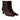 ANGULUS Sculptural ankle boot BROWN with a pointed toe - KYOTO - ANGULUS