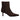 ANGULUS Sculptural ankle boot BROWN with a pointed toe - KYOTO - ANGULUS