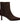 ANGULUS Sculptural ankle boot BROWN with a pointed toe - KYOTO - ANGULUS