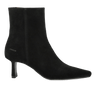 ANGULUS Sculptural ankle boot with a pointed toe black - KYOTO - ANGULUS