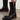 ANGULUS Square toe chunky boot black - KYOTO - ANGULUS