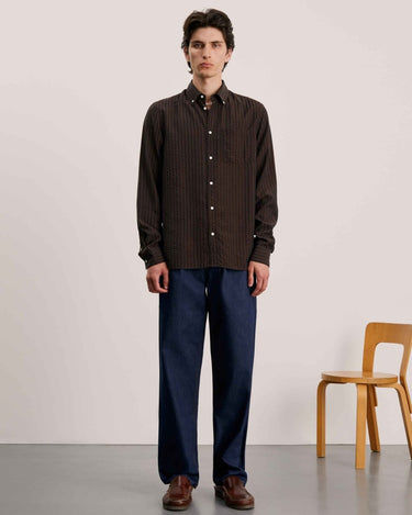 ANOTHER ASPECT Shirt 1.0 Dark Brown - KYOTO - ANOTHER ASPECT