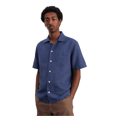 ANOTHER ASPECT Shirt 2.0, Indigo Stripe - KYOTO - ANOTHER ASPECT