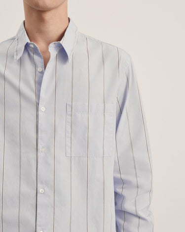 ANOTHER ASPECT Shirt 3.0, Blue/Navy Stripe - KYOTO - ANOTHER ASPECT