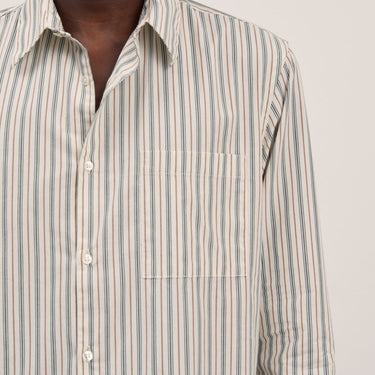 ANOTHER ASPECT Shirt 3.0 Small Green Stripe - KYOTO - ANOTHER ASPECT