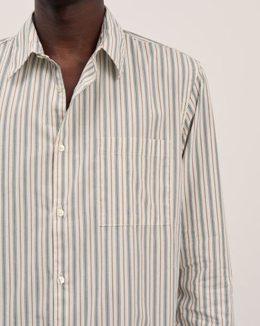 ANOTHER ASPECT Shirt 3.0 Small Green Stripe - KYOTO - ANOTHER ASPECT