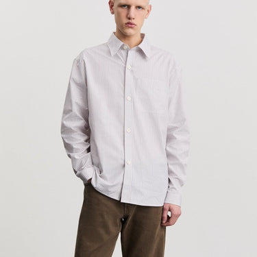 ANOTHER ASPECT Shirt 4.0, Ecru Rose Stripe - KYOTO - ANOTHER ASPECT