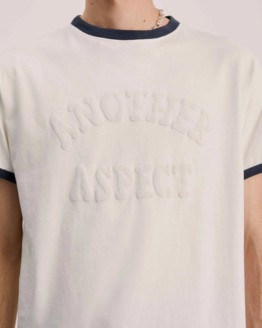 ANOTHER ASPECT T-shirt 2.0 White/Navy - KYOTO - ANOTHER ASPECT