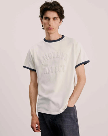 ANOTHER ASPECT T-shirt 2.0 White/Navy - KYOTO - ANOTHER ASPECT