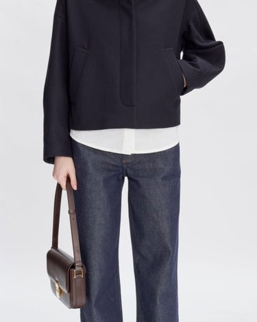 APC Becca Jacket Dark blue - KYOTO - APC women