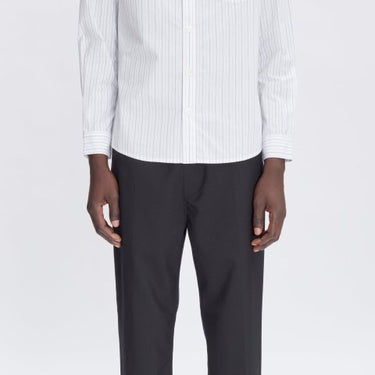 APC Clement Shirt White strib - KYOTO - APC