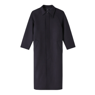 A.P.C coat gaia dark navy - KYOTO - A.P.C women