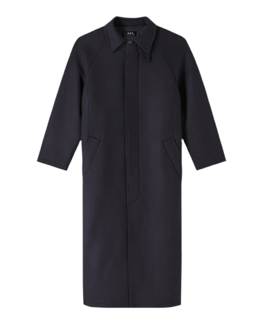 A.P.C coat gaia dark navy - KYOTO - A.P.C women