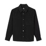 A.P.C Embroidered Basile Chest Overshirt Black - KYOTO - A.P.C