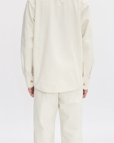 A.P.C Embroidered Basile Chest Overshirt White - KYOTO - A.P.C