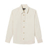 A.P.C Embroidered Basile Chest Overshirt White - KYOTO - A.P.C