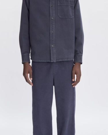 APC Embroidered Basile Overshirt DARK NAVY - KYOTO - APC