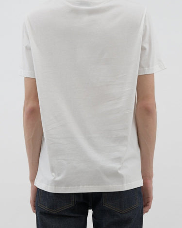 A.P.C MC vignette t-shirt GOTS White / GREY - KYOTO - A.P.C