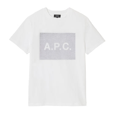 A.P.C MC vignette t-shirt GOTS White / GREY - KYOTO - A.P.C