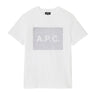 A.P.C MC vignette t-shirt GOTS White / GREY - KYOTO - A.P.C