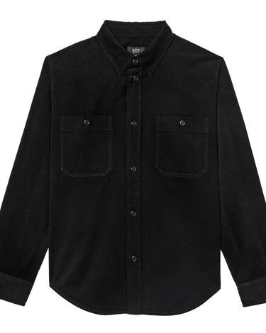 A.P.C overshirt antoine black - KYOTO - A.P.C