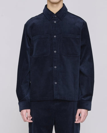 A.P.C overshirt leon dark navy - KYOTO - A.P.C
