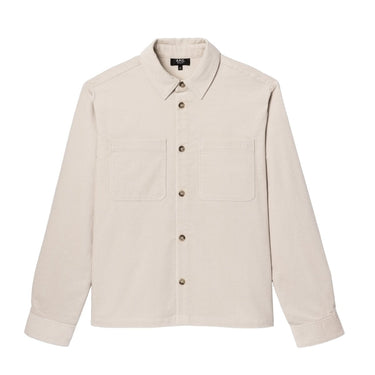 A.P.C overshirt leon light beige - KYOTO - A.P.C