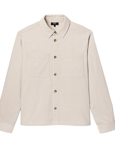 A.P.C overshirt leon light beige - KYOTO - A.P.C