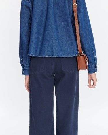 A.P.C overshirt samantha indigo - KYOTO - A.P.C women