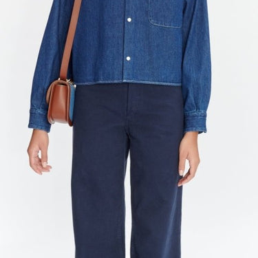 A.P.C overshirt samantha indigo - KYOTO - A.P.C women