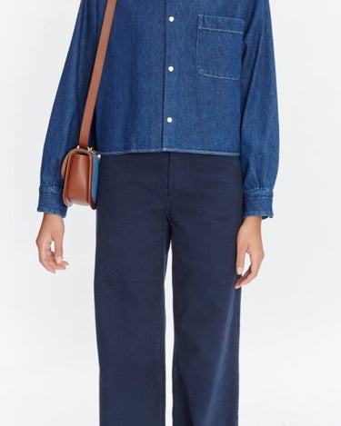 A.P.C overshirt samantha indigo - KYOTO - A.P.C women