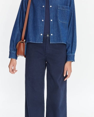 A.P.C overshirt samantha indigo - KYOTO - A.P.C women