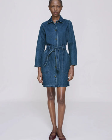 A.P.C robe winter dress INDIGO DELAVE - KYOTO - A.P.C women