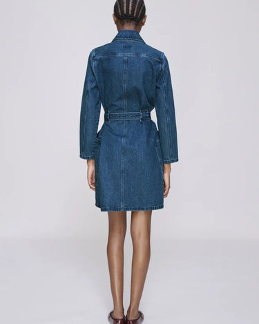 A.P.C robe winter dress INDIGO DELAVE - KYOTO - A.P.C women