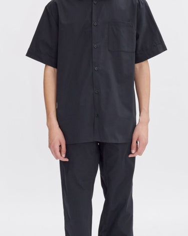 A.P.C Ross Logo Short - Sleeved Shirt DARK NAVY - KYOTO - A.P.C