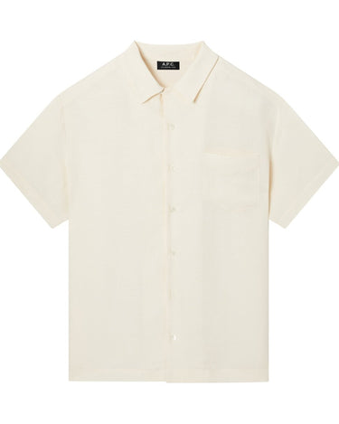 A.P.C Roy Short - Sleeved Shirt ECRU - KYOTO - A.P.C